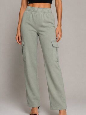 Refuge Athletics Sage Green Cargo Sweatpants Size Medium